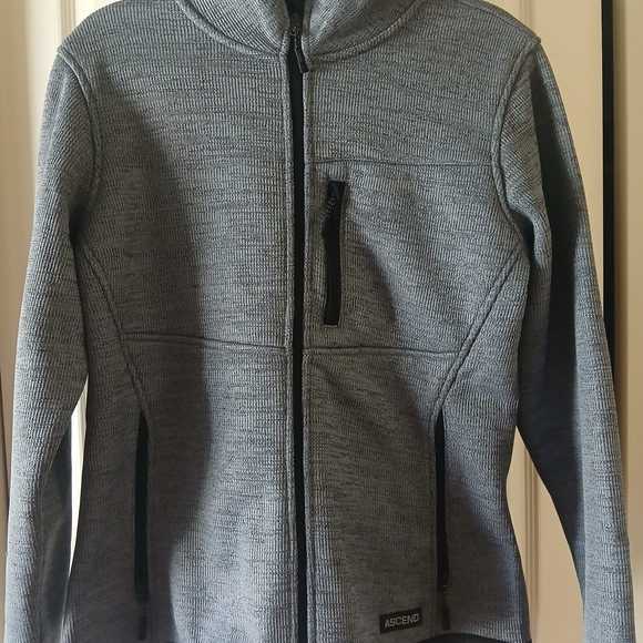 Ascend Gray Full-Zip Jacket - Picture 1 of 6